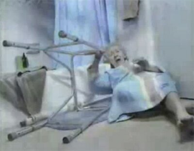 Life Alert Old Lady has Fallen and Can't get Up